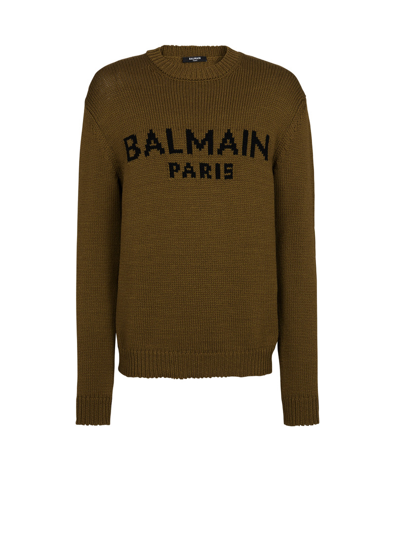 Wool Balmain Paris jumper 1