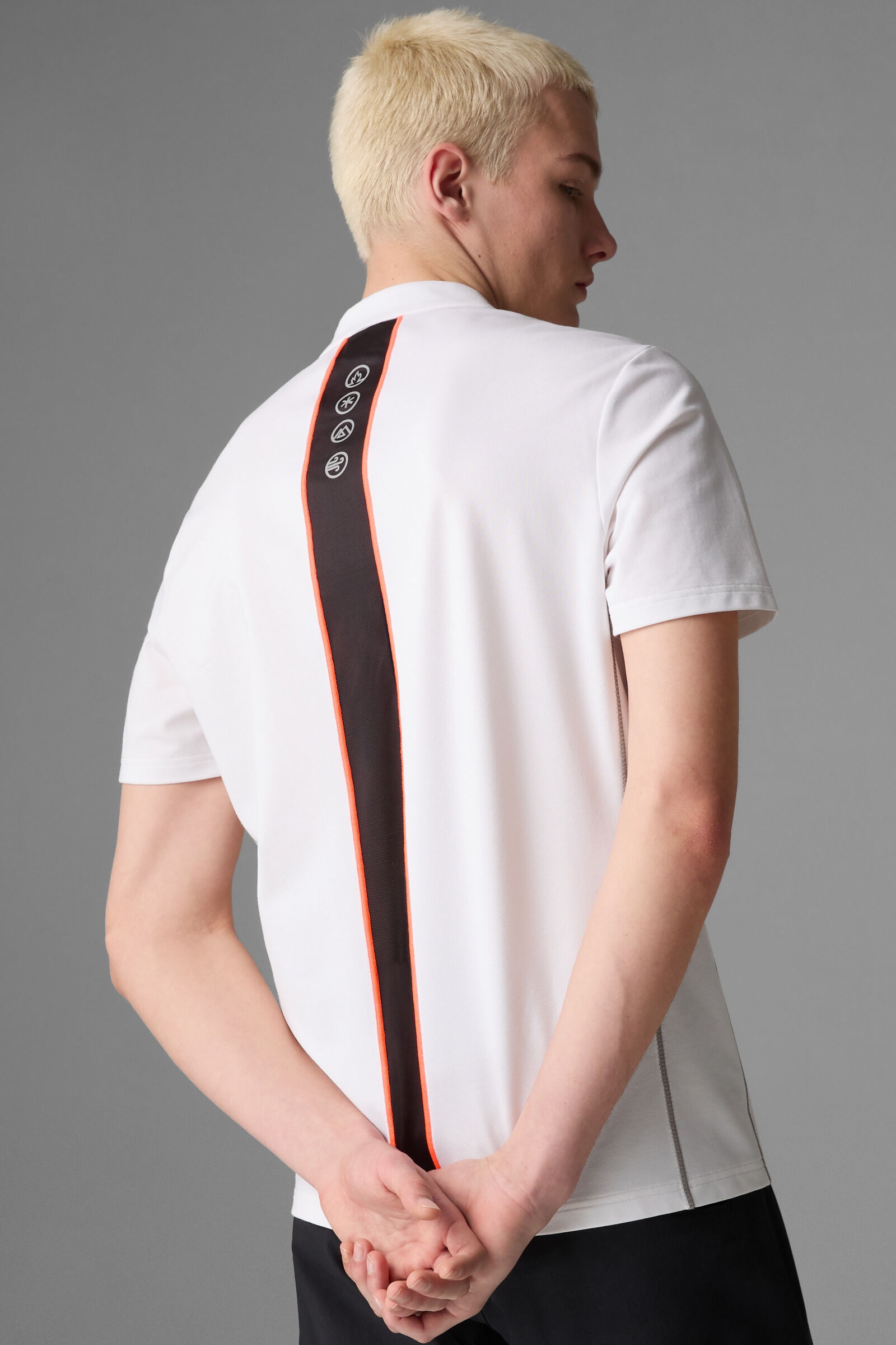 Abraham Functional polo shirt in White - 3