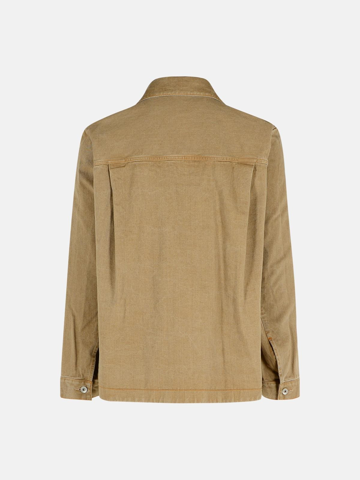 BEIGE DENIM JACKET - 3
