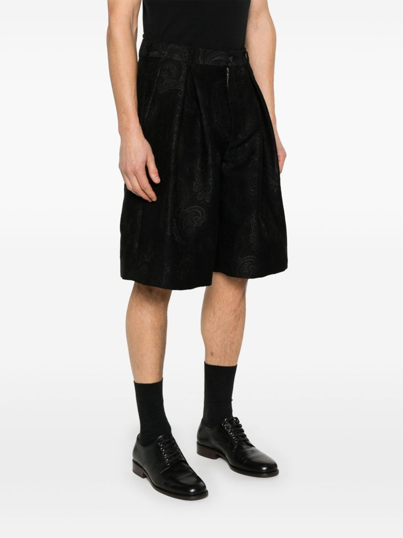 paisley-jacquard shorts 3
