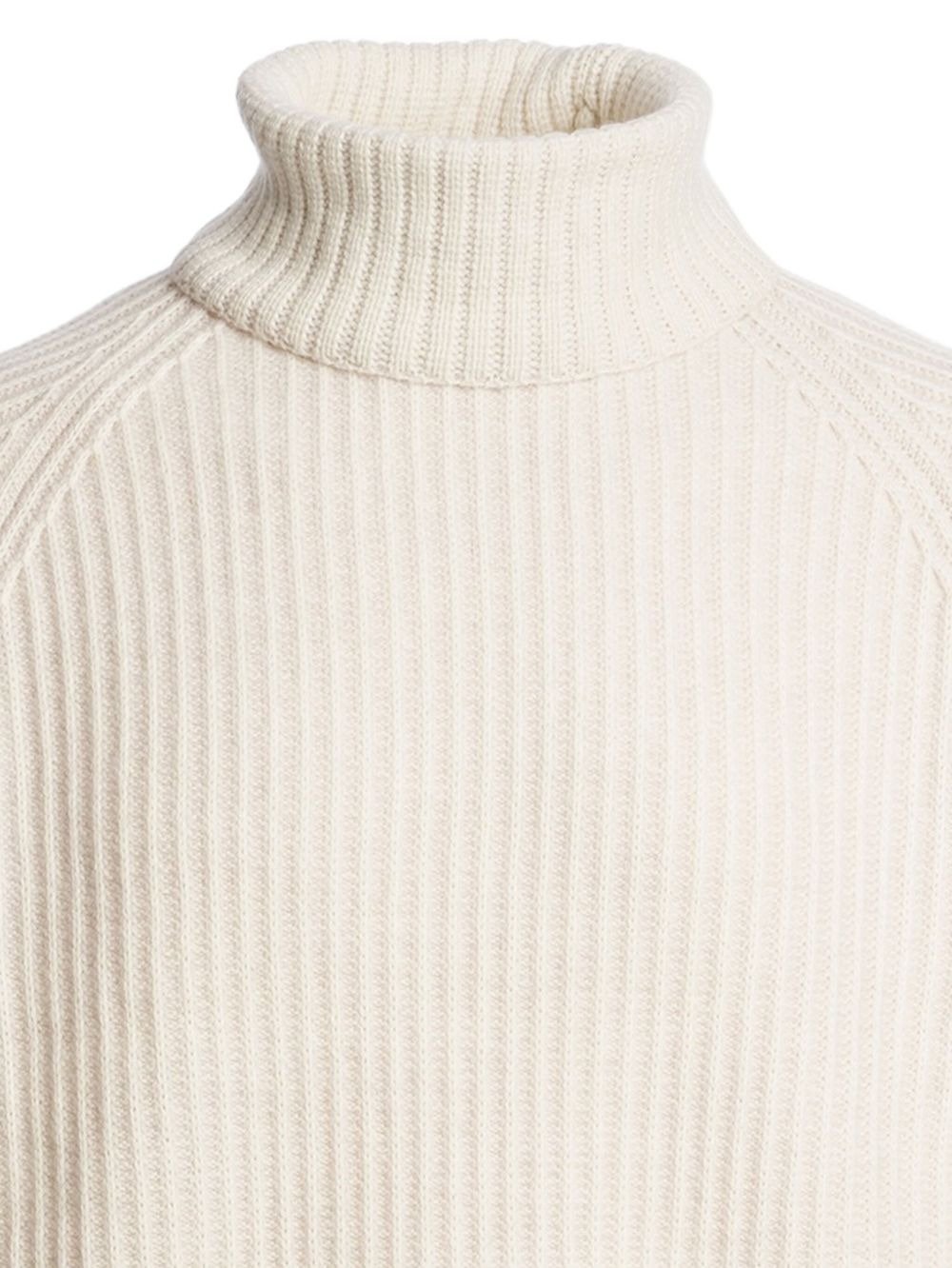 ribbed turtleneck sweater - 3