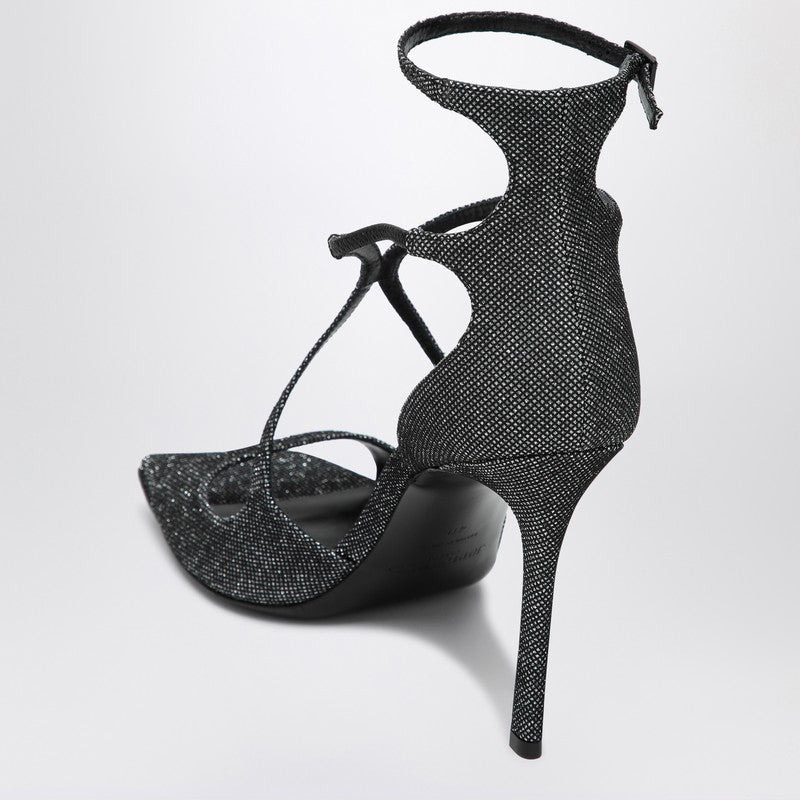 Jimmy Choo Black/Silver Azia 95 Sandal Women - 2