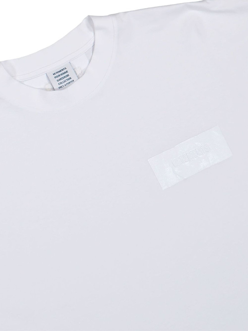 taped logo T-shirt 3