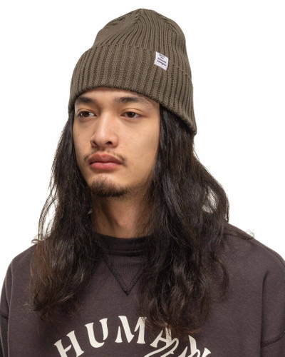 Human Made Cotton RIB Beanie Olive Drab outlook
