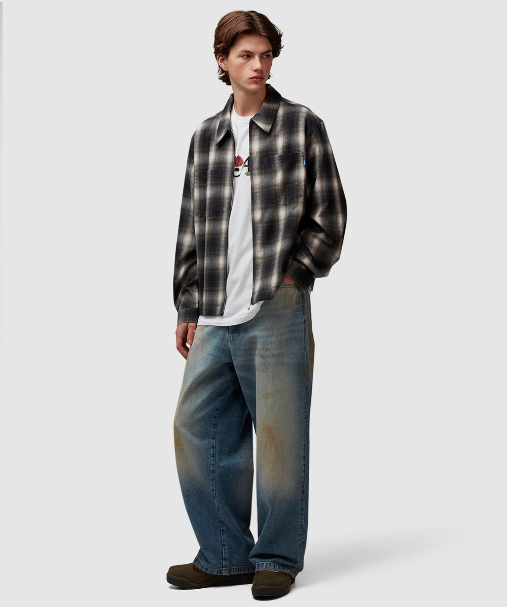 Brushed flannel shirt - 6