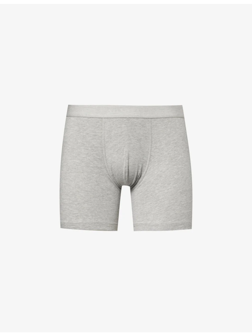 Elasticated-waistband stretch-cotton trunks - 1