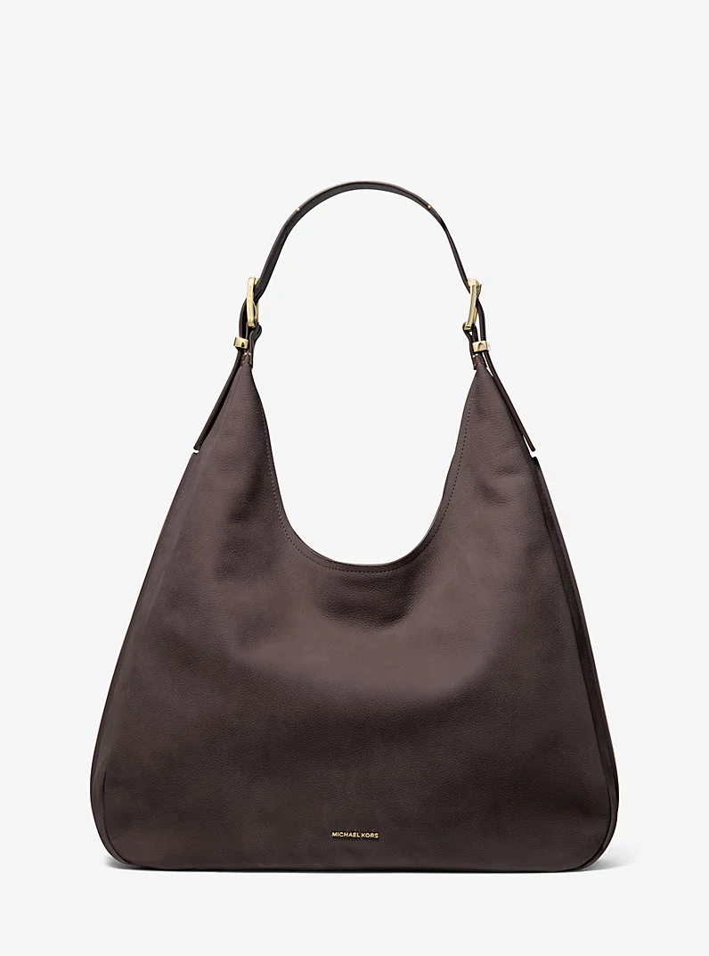 Nolita Large Nubuck Hobo Shoulder Bag - 1