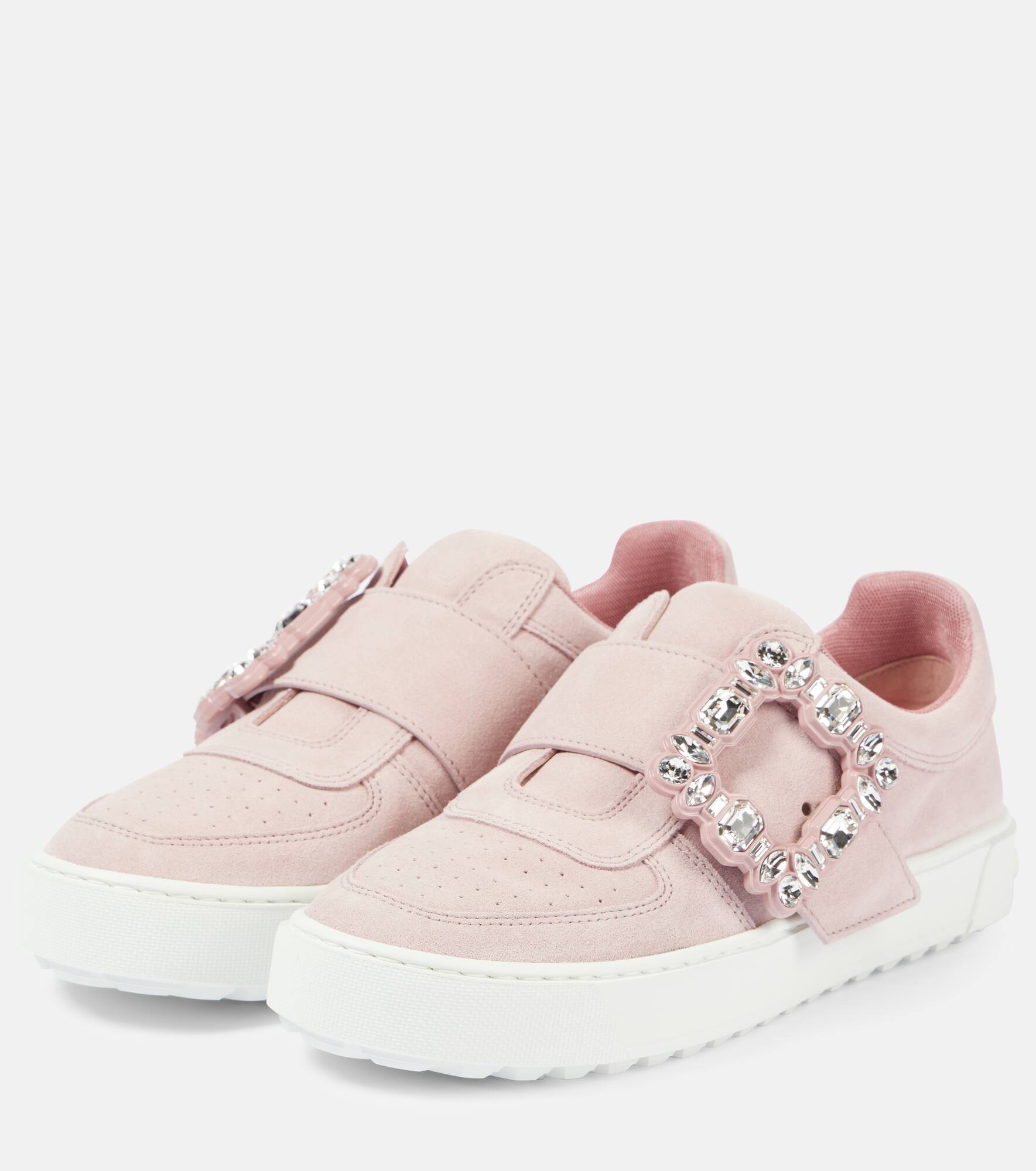 Very Vivier embellished leather sneakers - 5