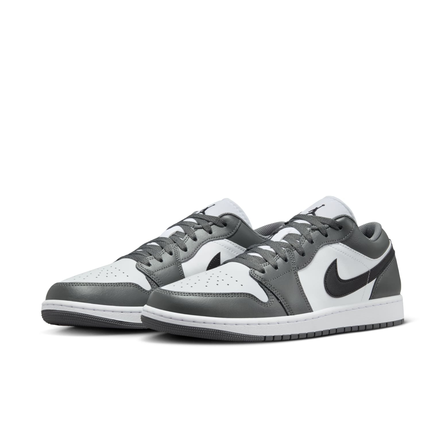 Air Jordan 1 Low 'White Iron Grey' 553558-152 - 3