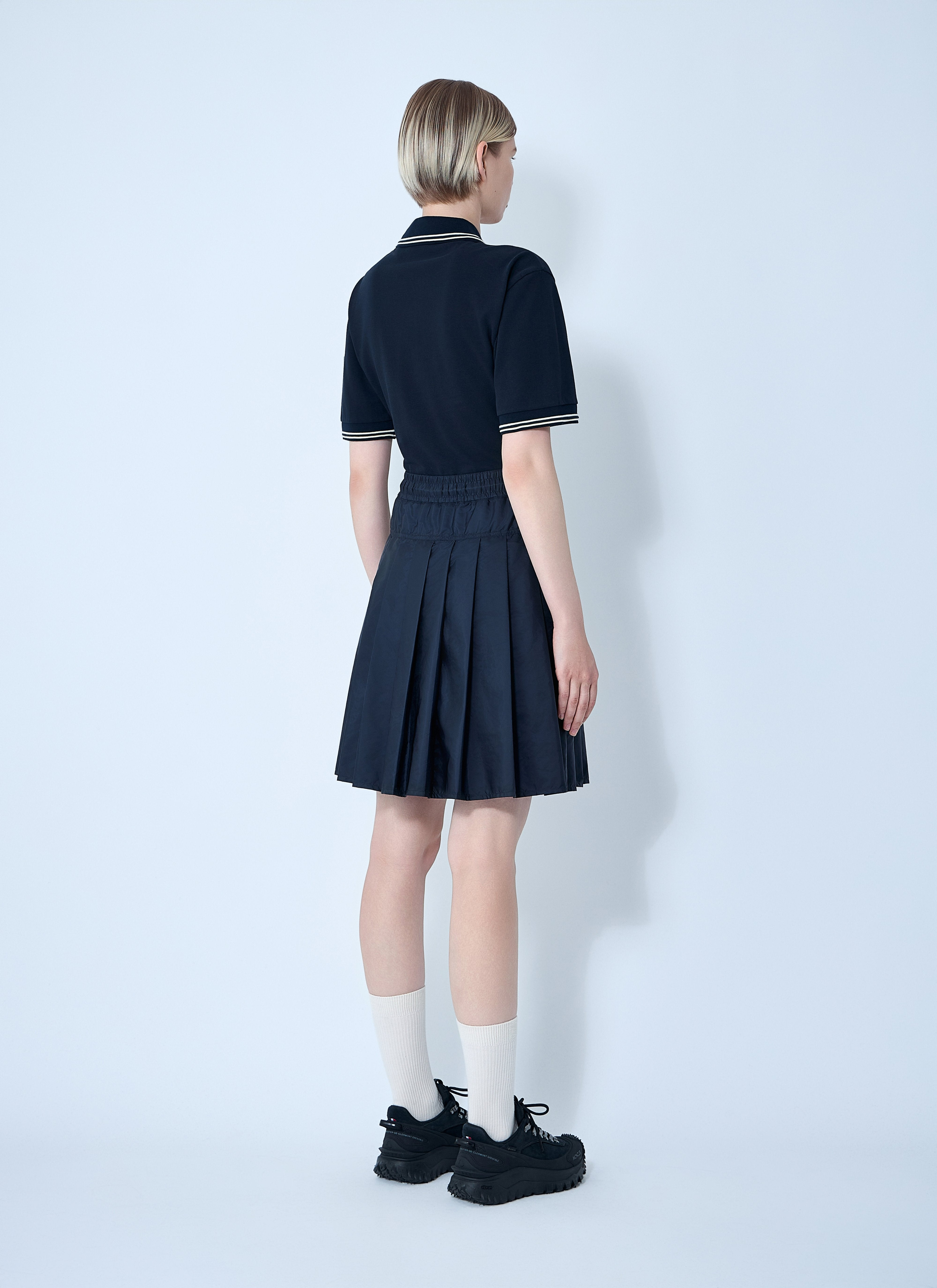 Moncler Women Piquet Polo Shirt Dress - 4