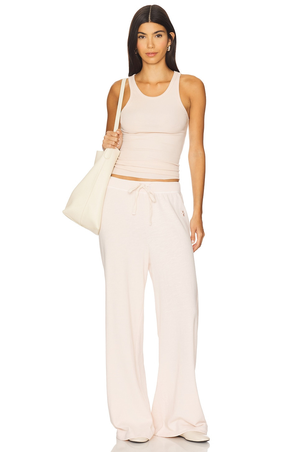Drawstring Wide Leg Sweatpant - 5