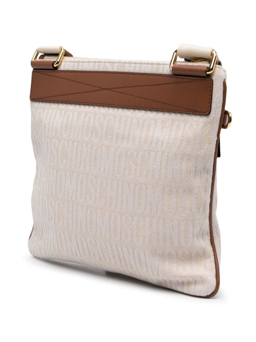 Moschino monogram-jacquard crossbody bag | REVERSIBLE Moschino monogram-jacquard crossbody bag | REVERSIBLE
