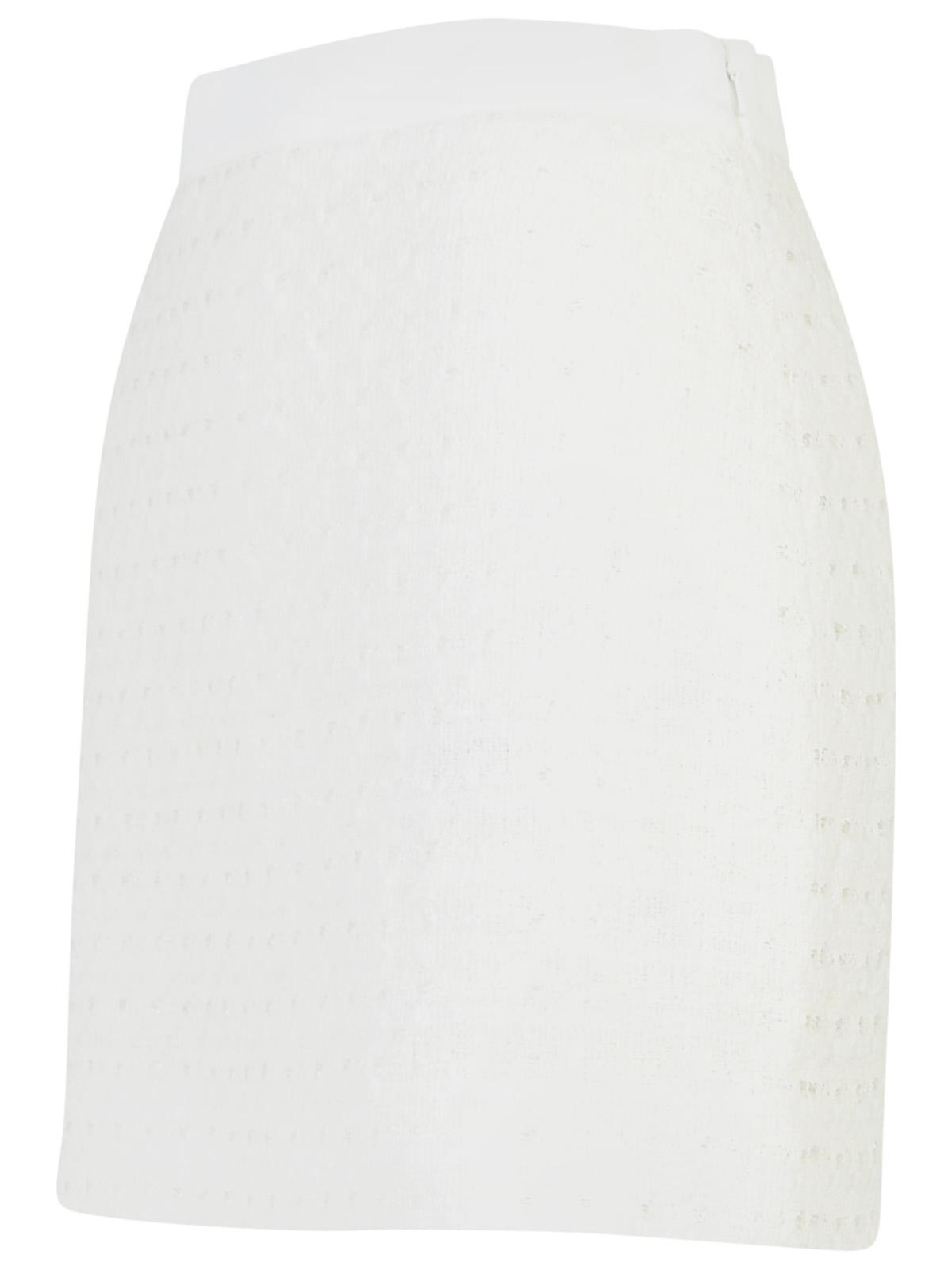 Casablanca White Cotton Blend Miniskirt Women - 2