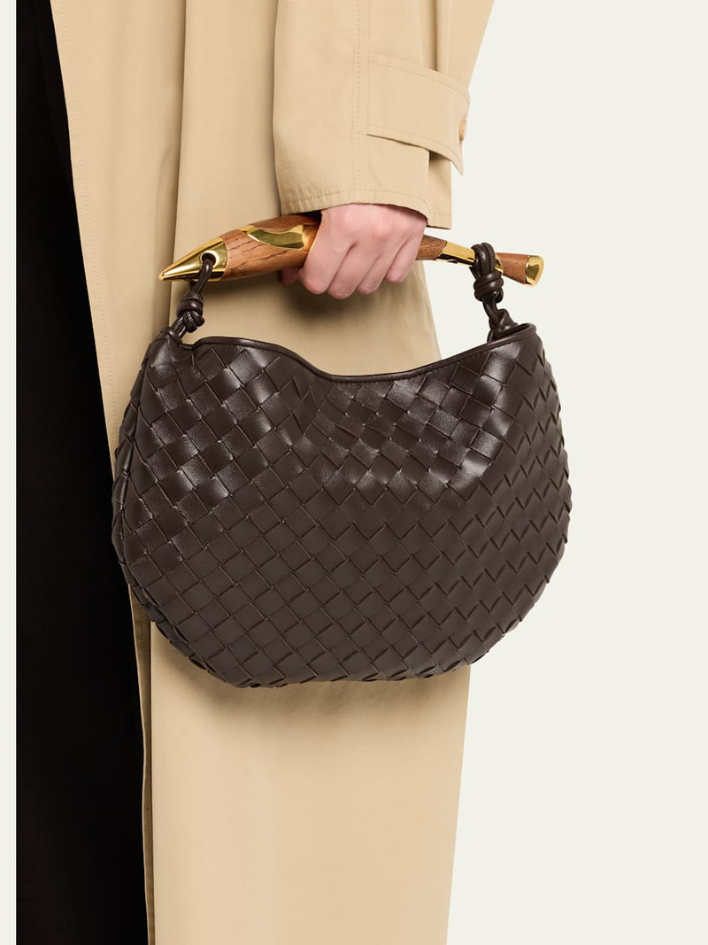 Bottega Veneta Sardine Small Leather Top-Handle Bag outlook