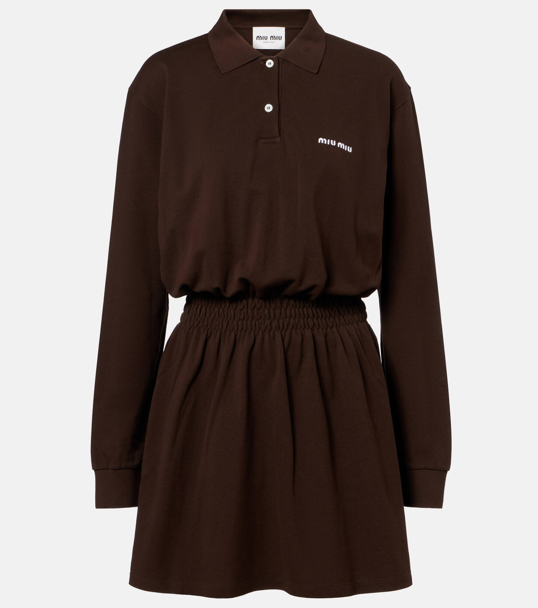 Cotton polo dress - 1