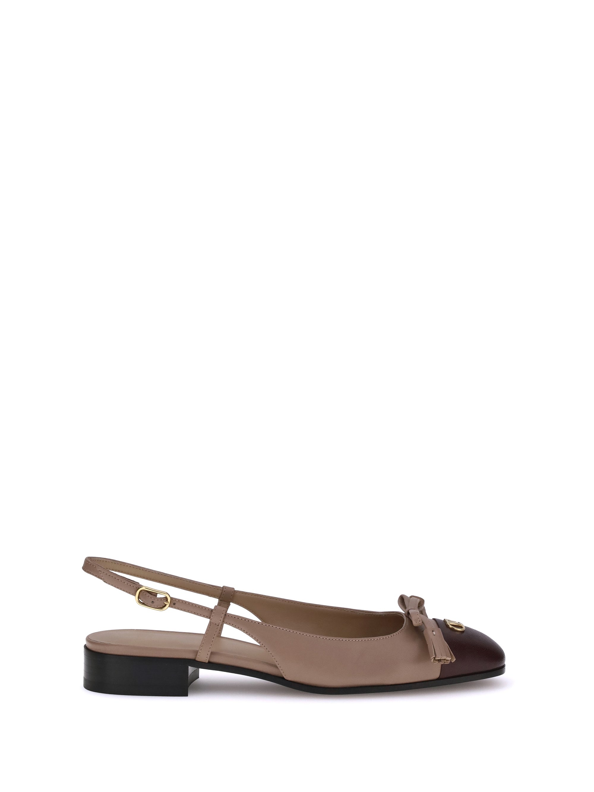 Valentino Garavani Women Ballerina | Vg Valet Du Roi | T. 25 | Ca - 1
