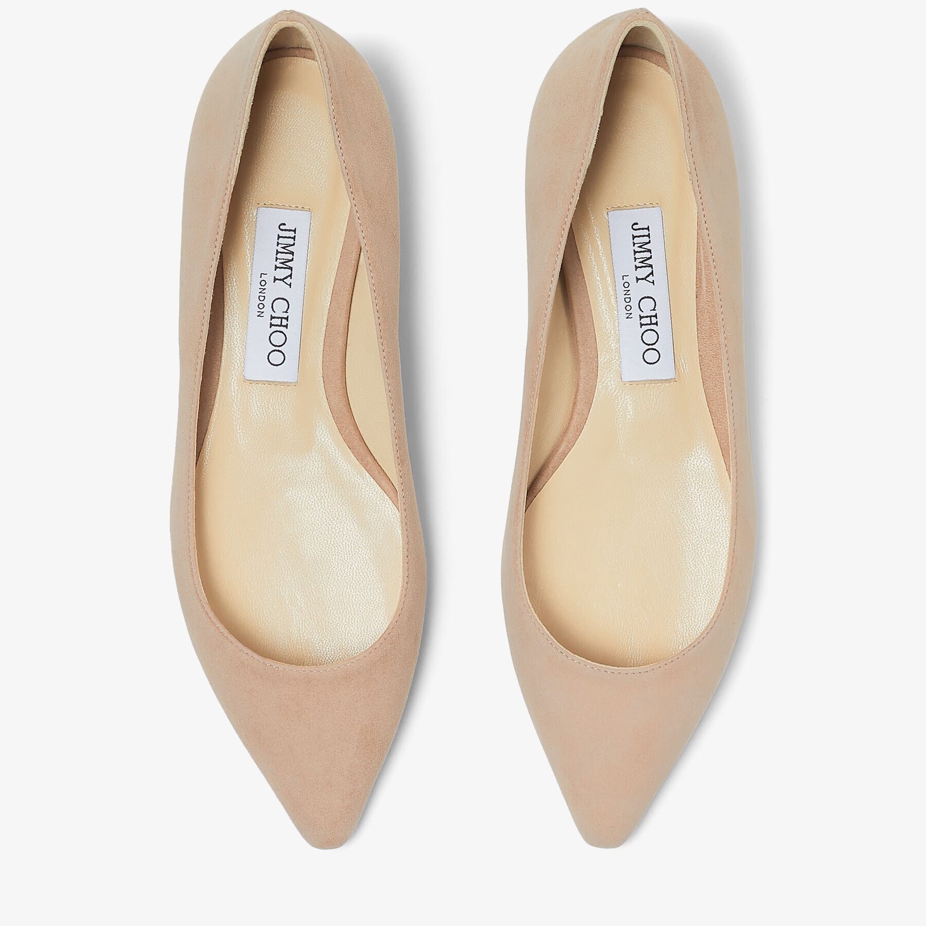 Romy Flat
Ballet-Pink Suede Pointed Flats - 5