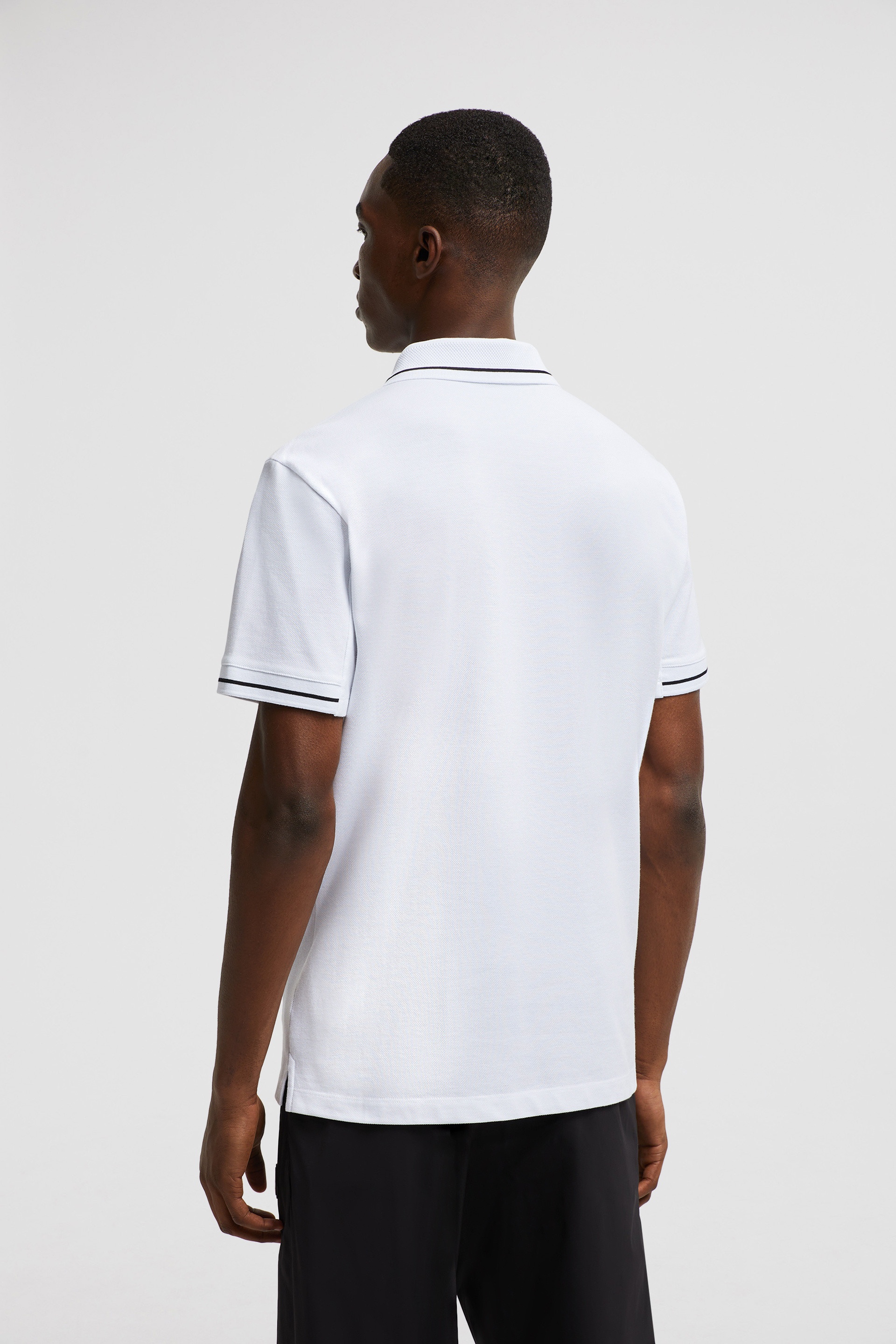 Logo Patch Cotton Polo Shirt - 5