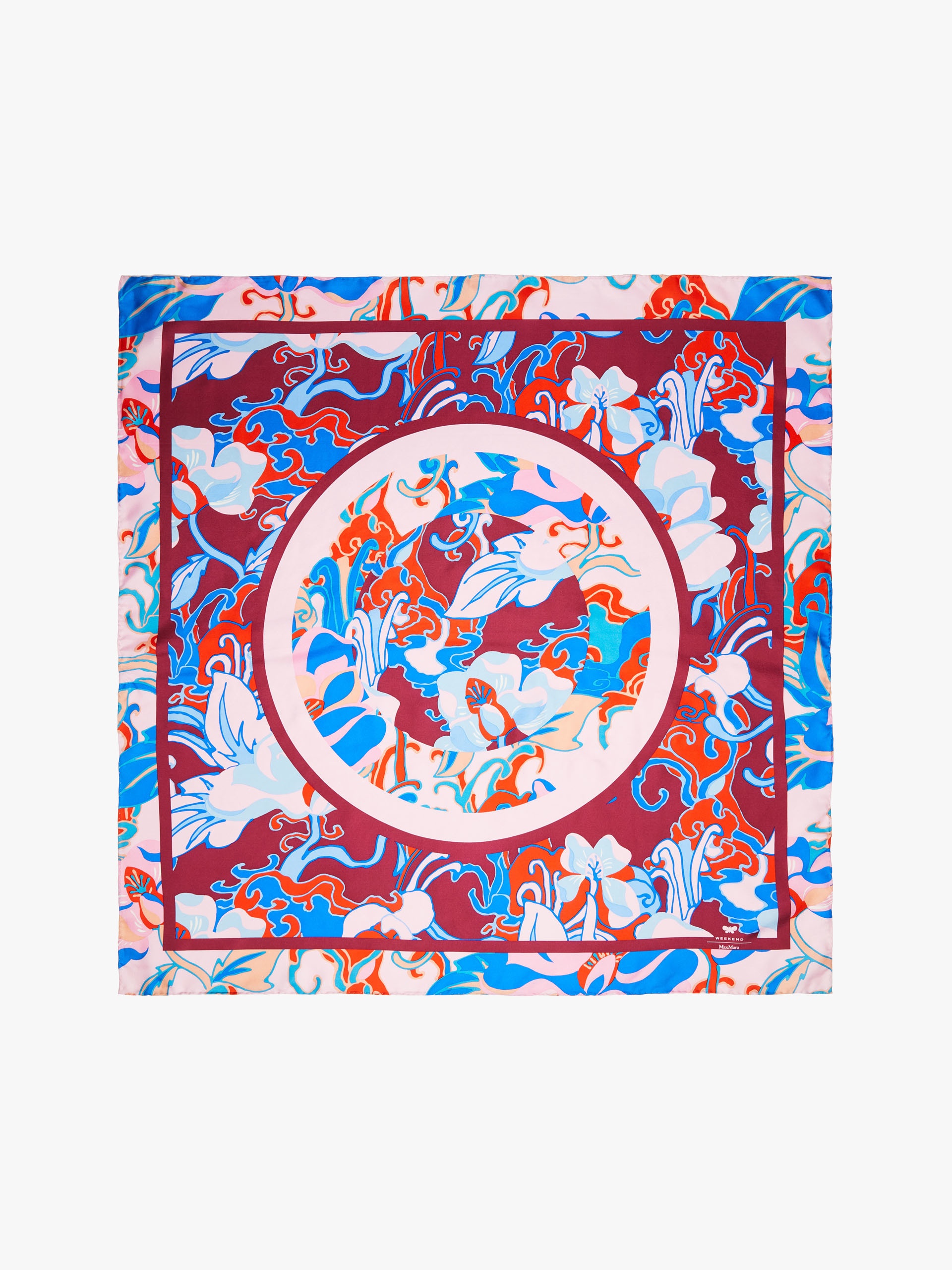 ONESTO Scarf in printed silk twill - 1