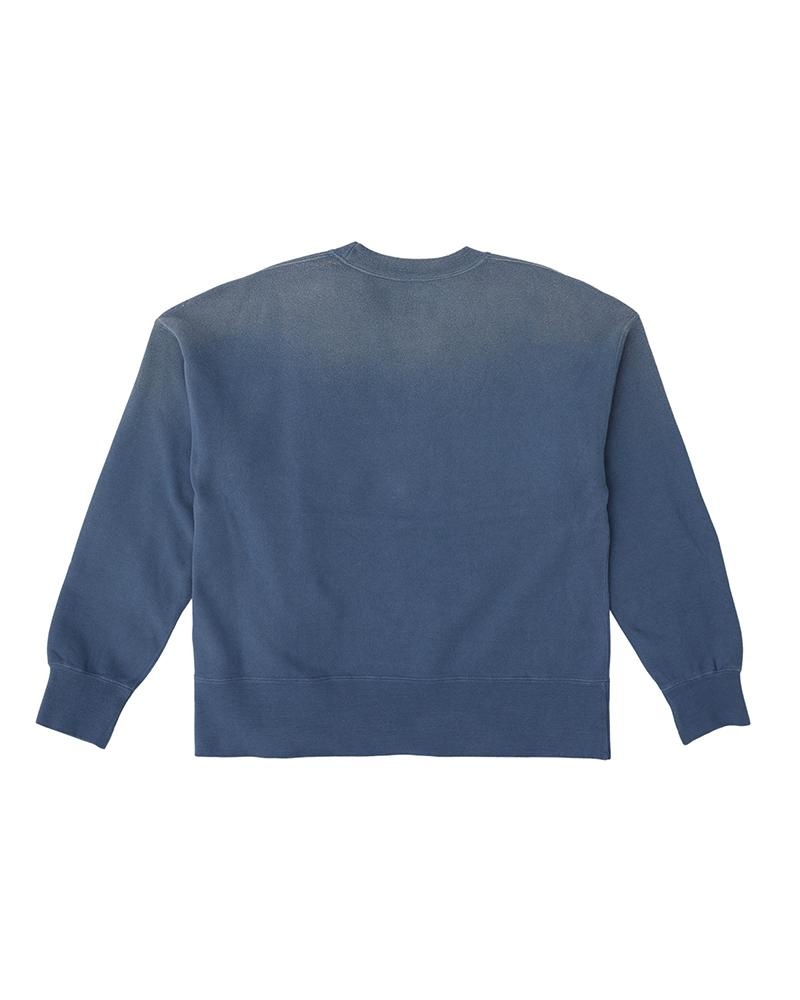 COURT SWEAT L/S DMGD BLUE - 2