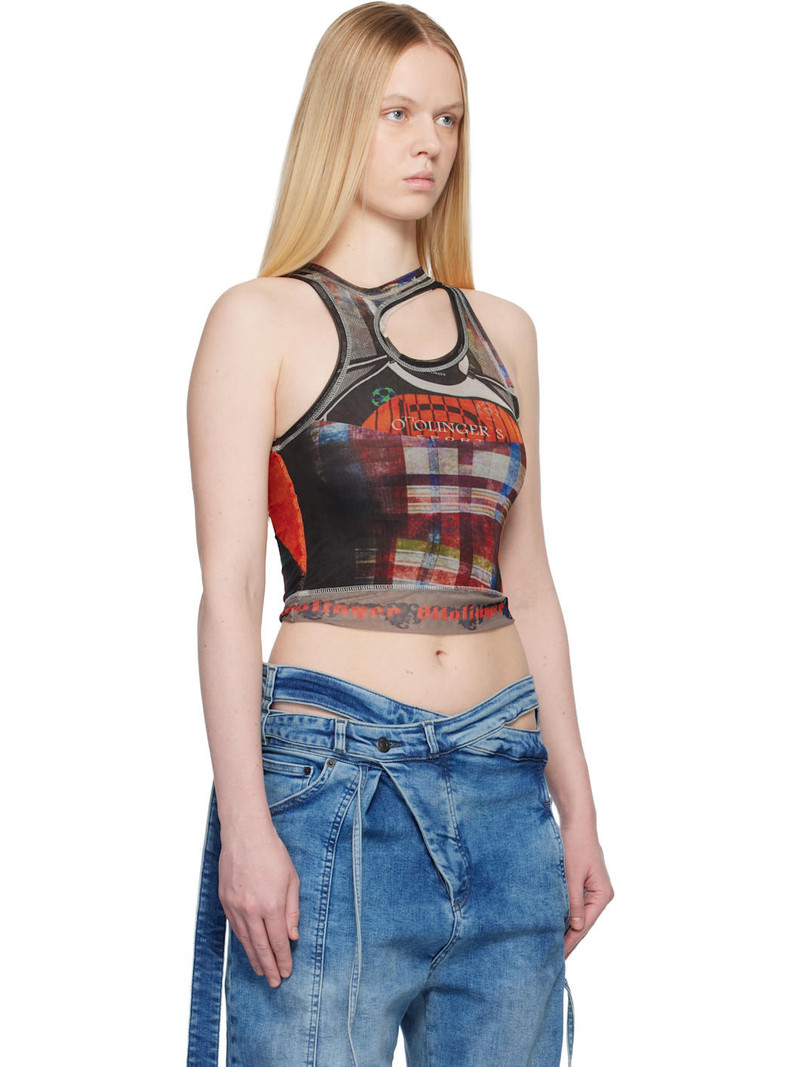 SSENSE Exclusive Multicolor Mesh Tank Top 2