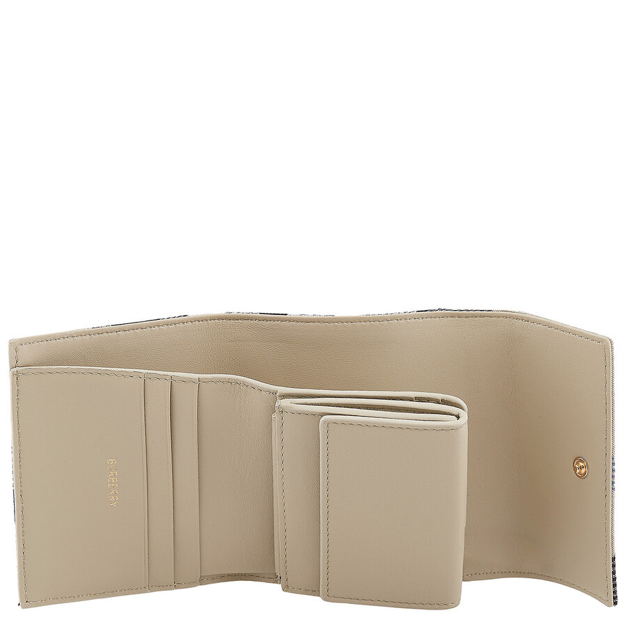 Burberry Checked Leather Wallet - 5