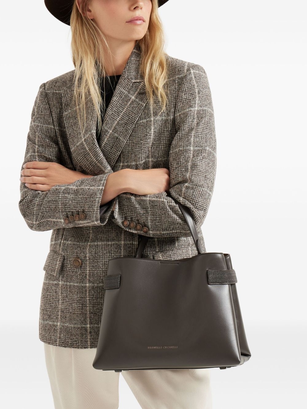 Essence leather tote bag - 2