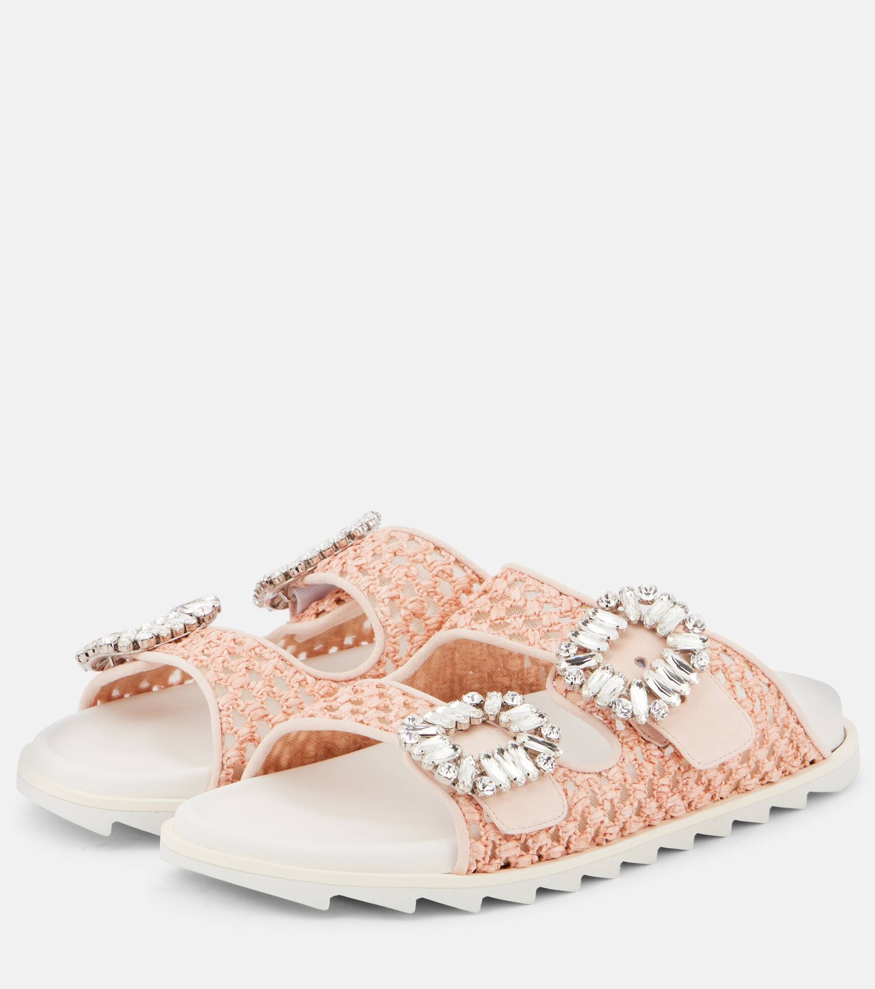 Slidy Viv crystal-embellished sandals - 4
