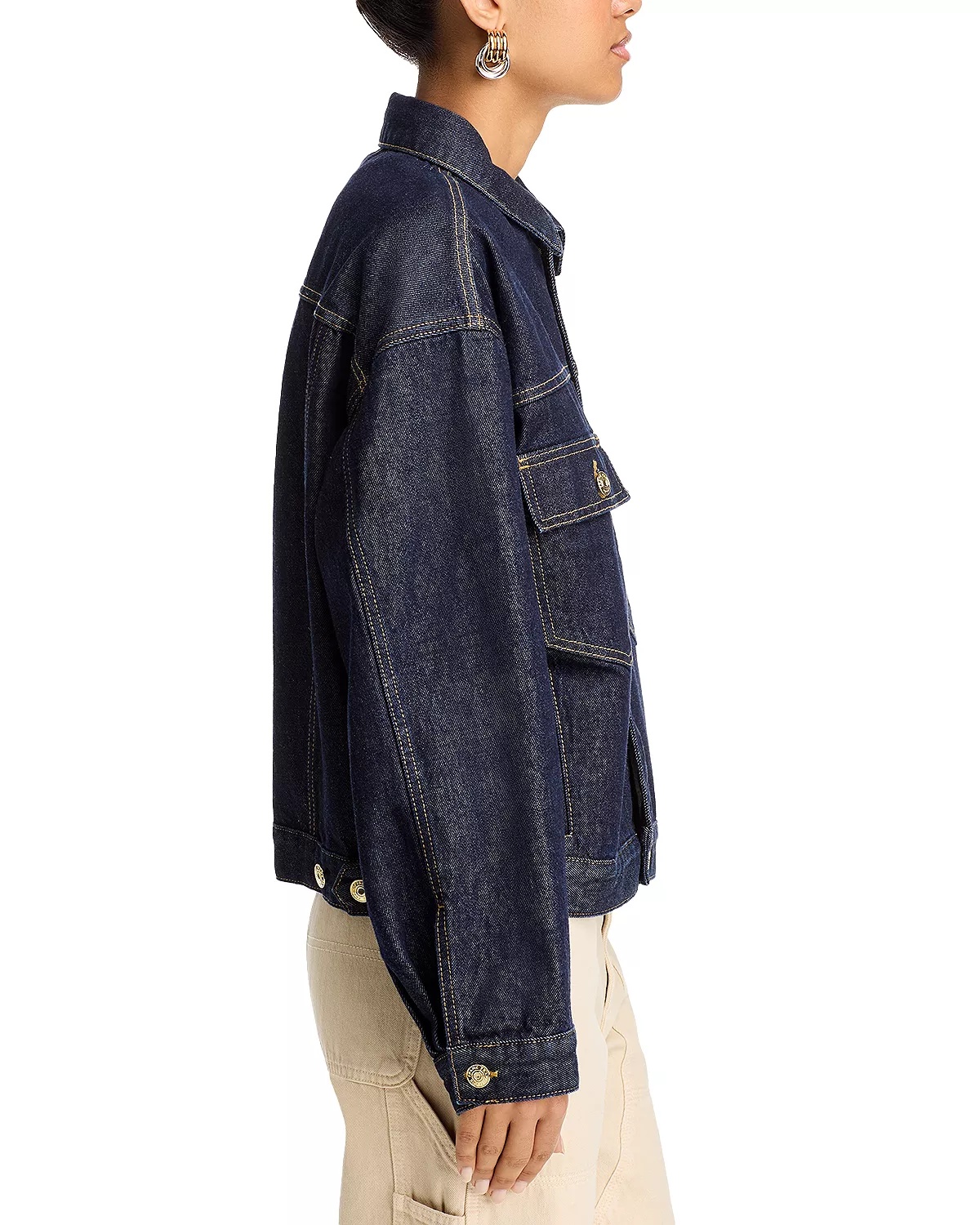 Boxy Denim Jacket - 4