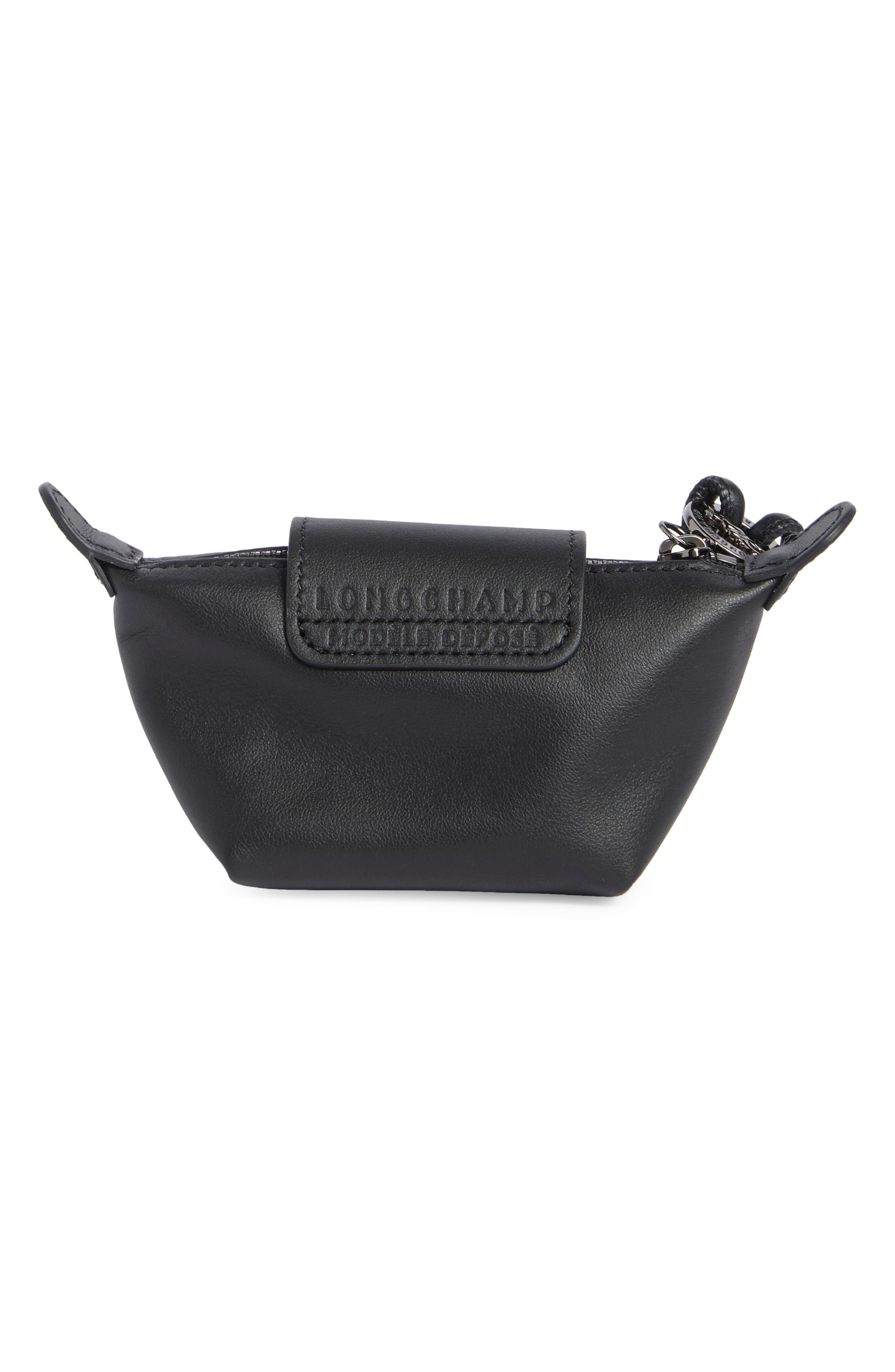 Longchamp Le Pliage Xtra Leather Coin Purse in Black at Nordstrom - 2
