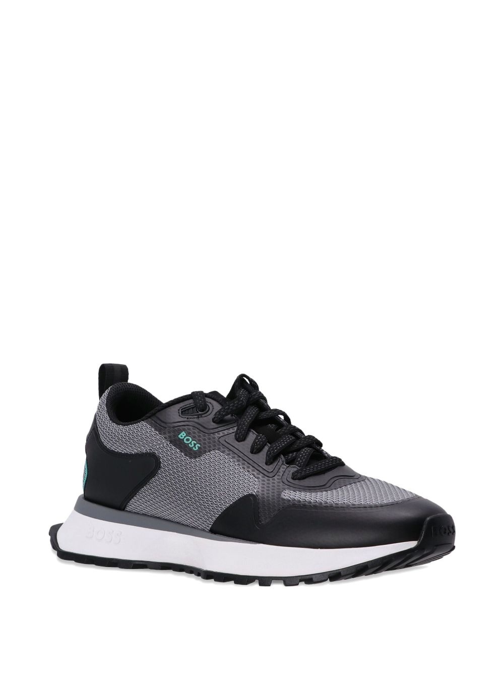mesh-panel sneakers - 2