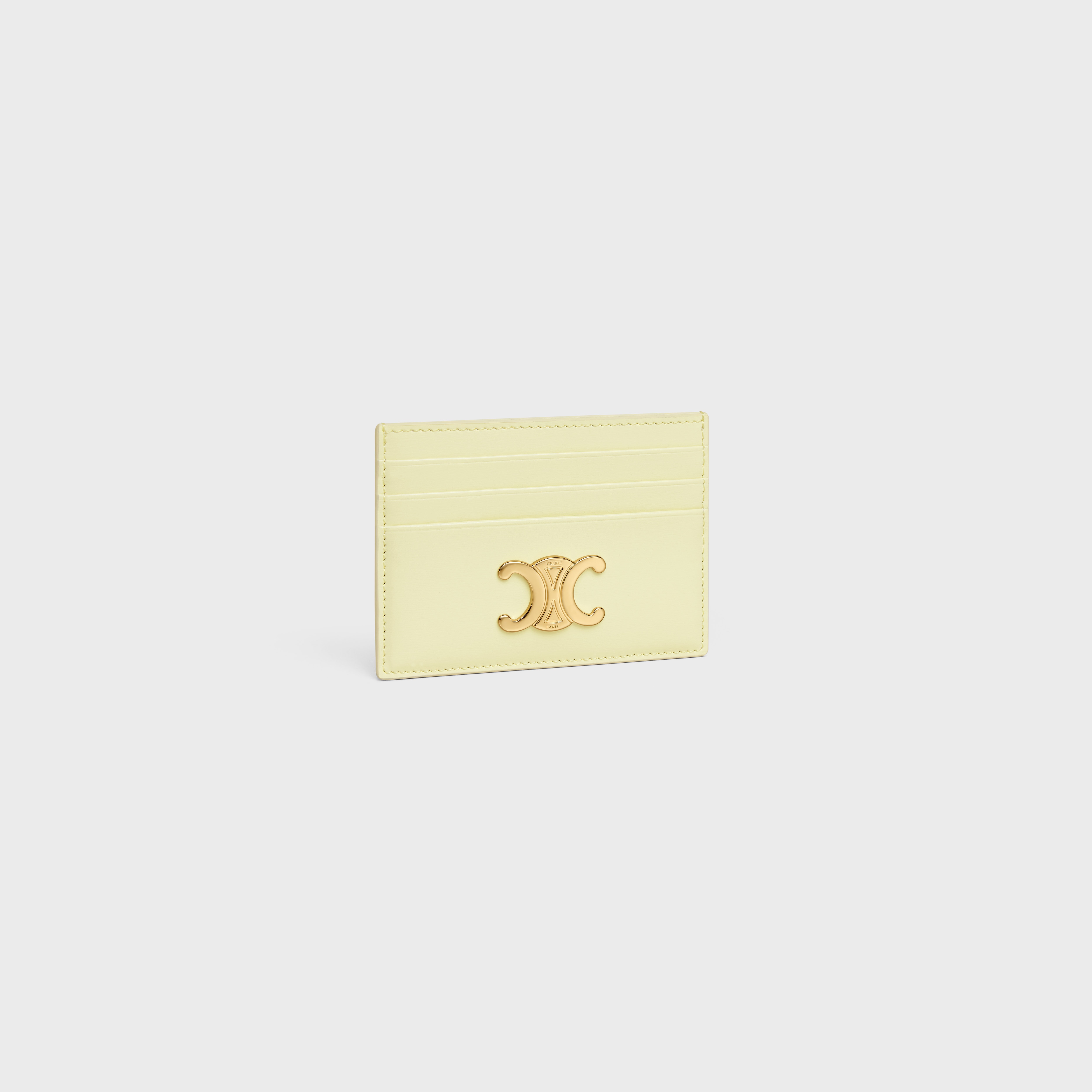 ☆☆CELINE☆☆ 24FW (10L832CQH 04LU) Women’s Triope Card Wa CARD HOLDER TRIOMPHE IN TRIOMPHE CANVAS - TAN | CELINE