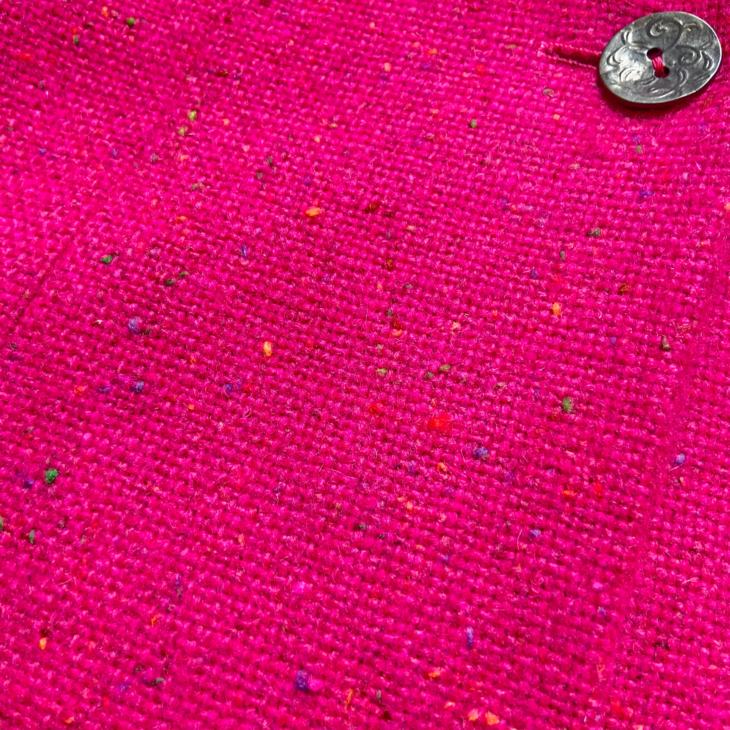 Dior fw1998 galliano pink sprinkle wool blazer coat bar jacket - 14