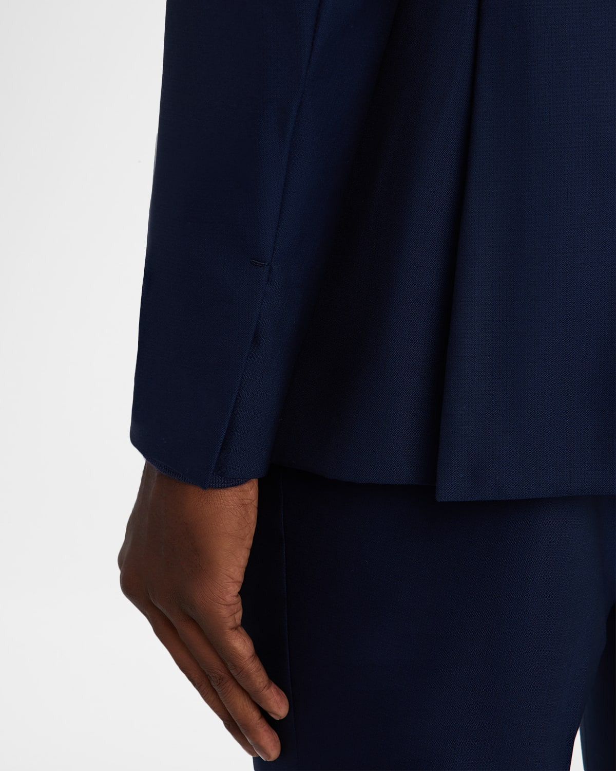 Men's Wool Textured Two-Piece Suit - 2