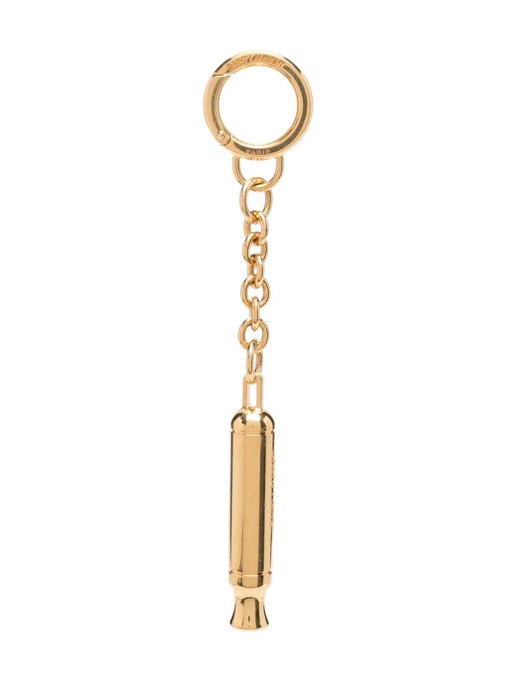 engraved-logo whistle keyring - 1