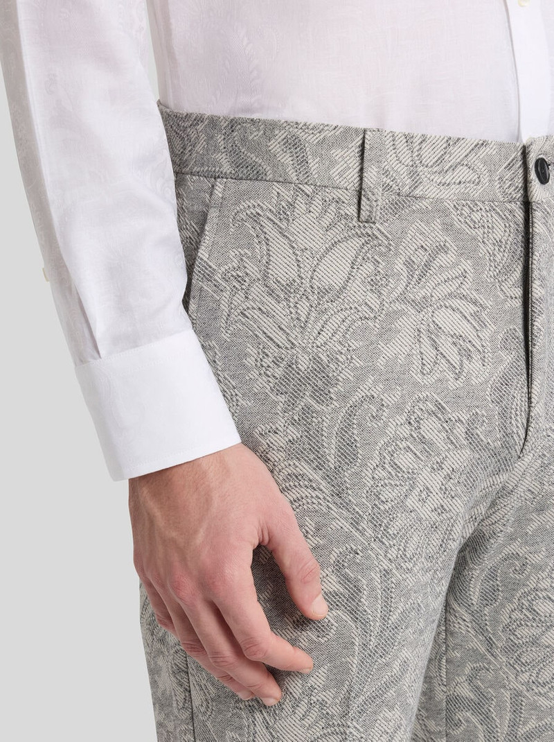 Etro COTTON JACQUARD TROUSERS outlook