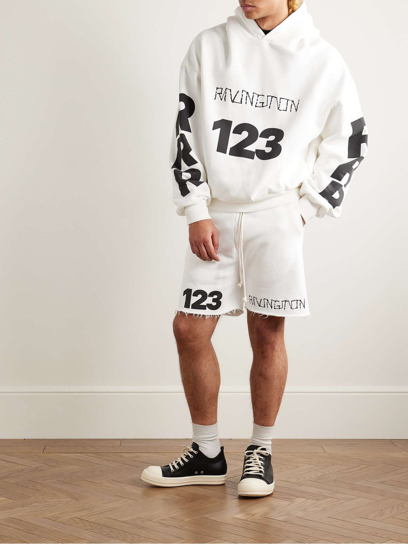 RIVINGTON roi Rebis USO-123 Logo-Print Embroidered Cotton-Jersey Hoodie outlook