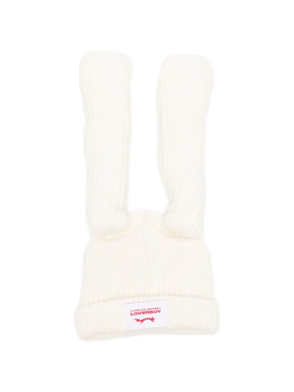 rabbit-ear beanie hat - 1