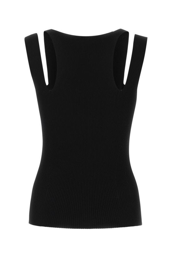 Alexander Mcqueen Woman Black Viscose Blend Top - 2