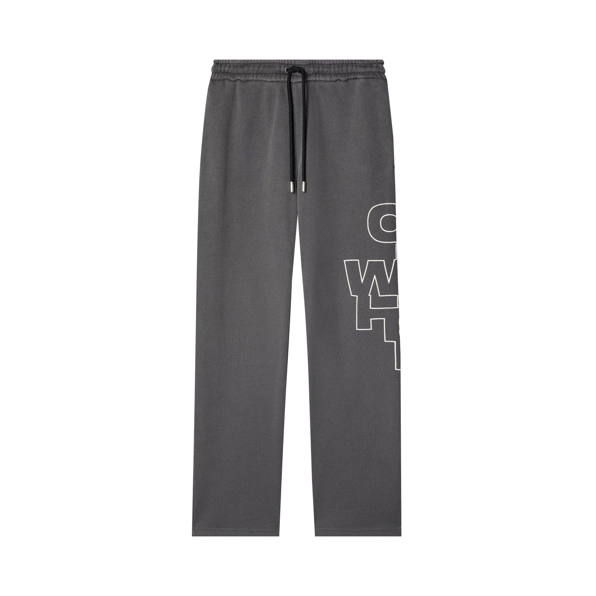 Off-White Outline Arrow Sweatpant 'Black/White' - 1