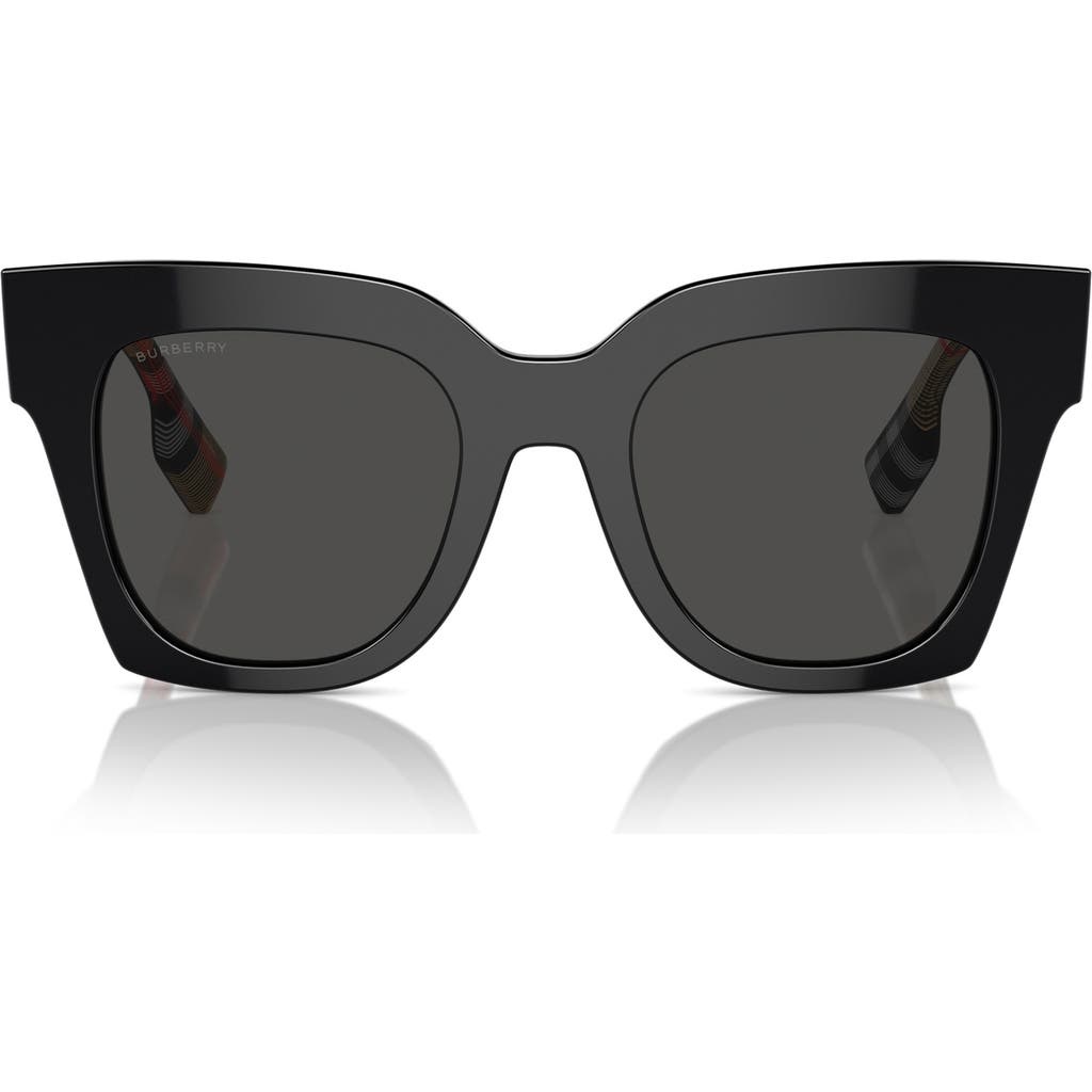 burberry 49mm Cat Eye Sunglasses in Dark Grey at Nordstrom - 1