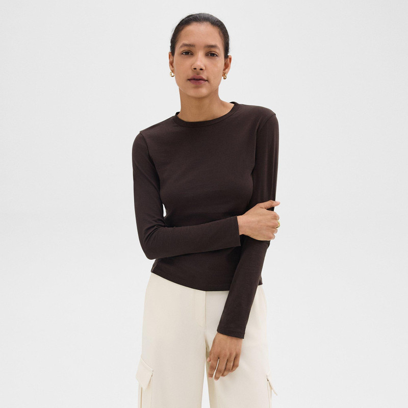 Tiny Long-Sleeve Tee in Organic Cotton 2