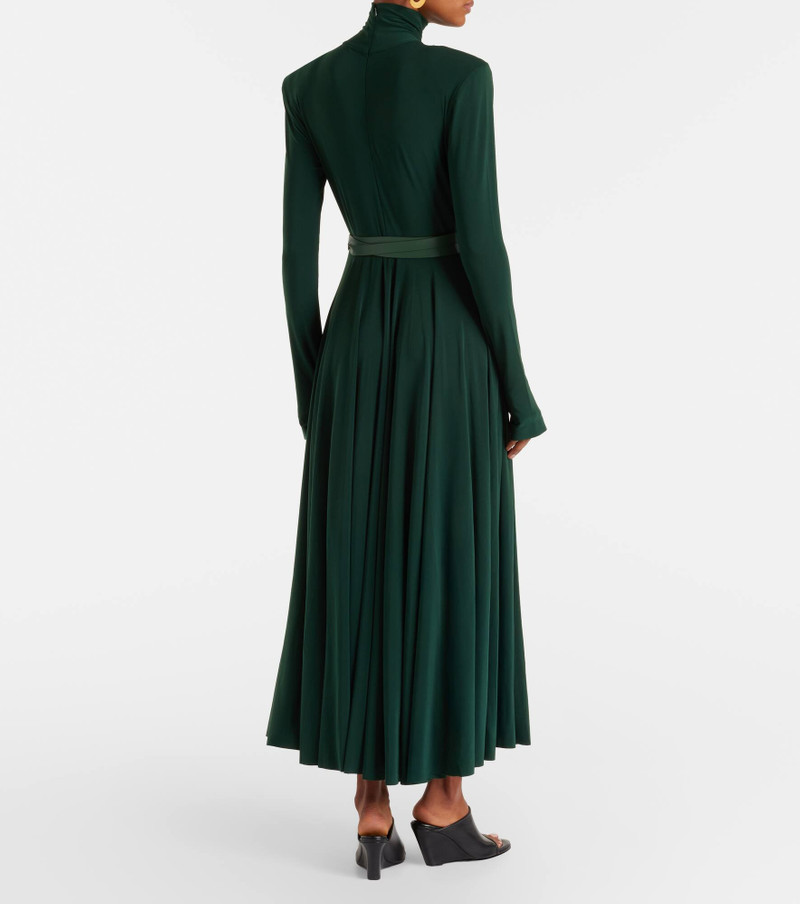 Belted pleated midi dress 3