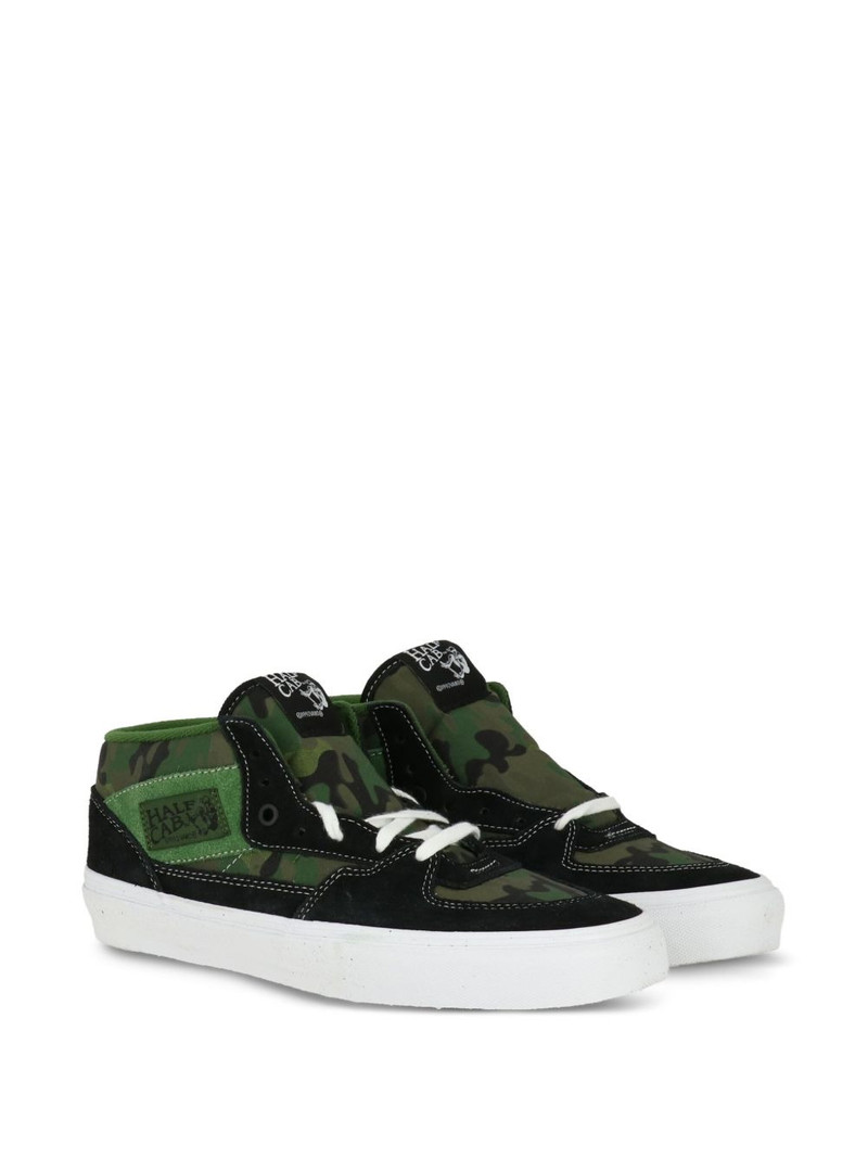 Vans camouflage-print lace-up sneakers outlook
