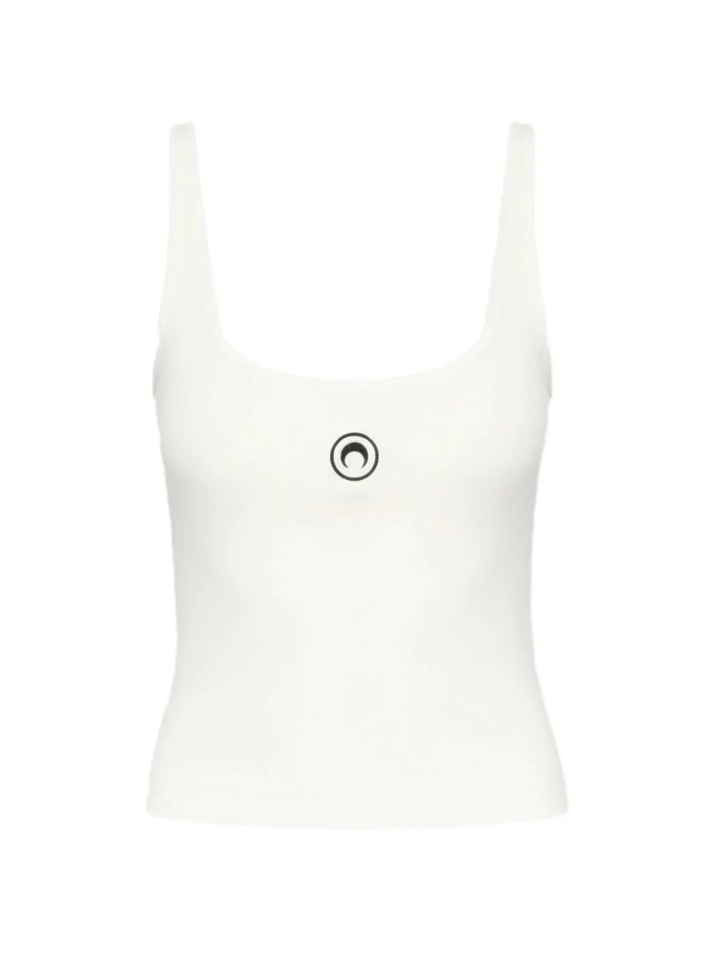 Moon-logo ribbed tank top - 1