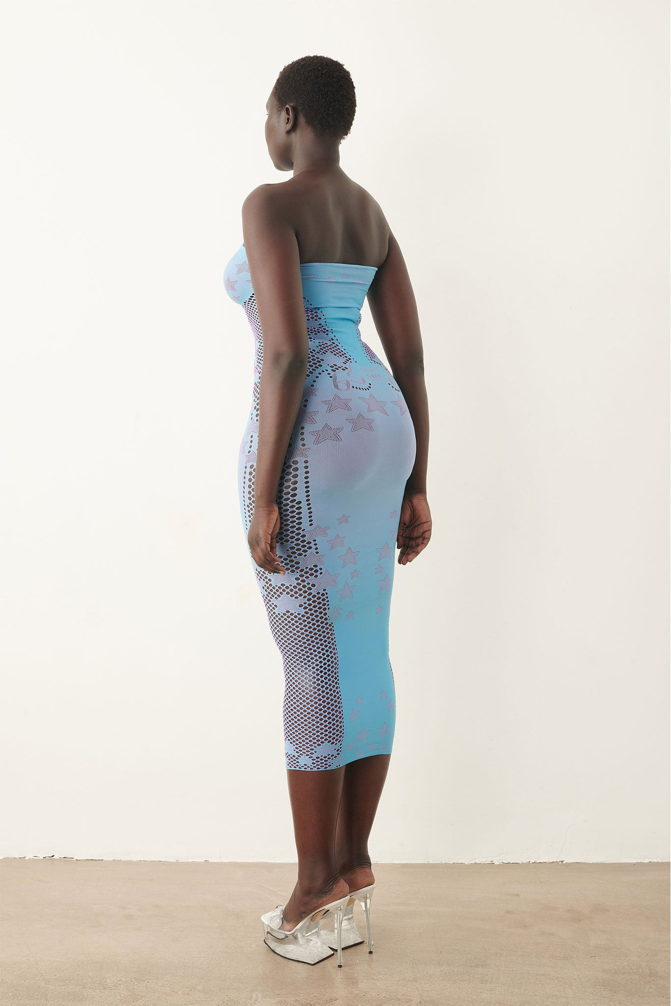 ROXIE DRESS CRYPTO BLUE - 6