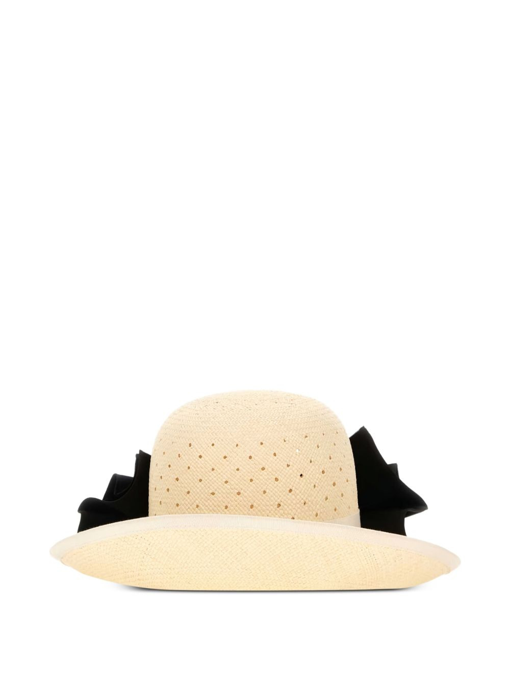 perforated-bow hat - 2