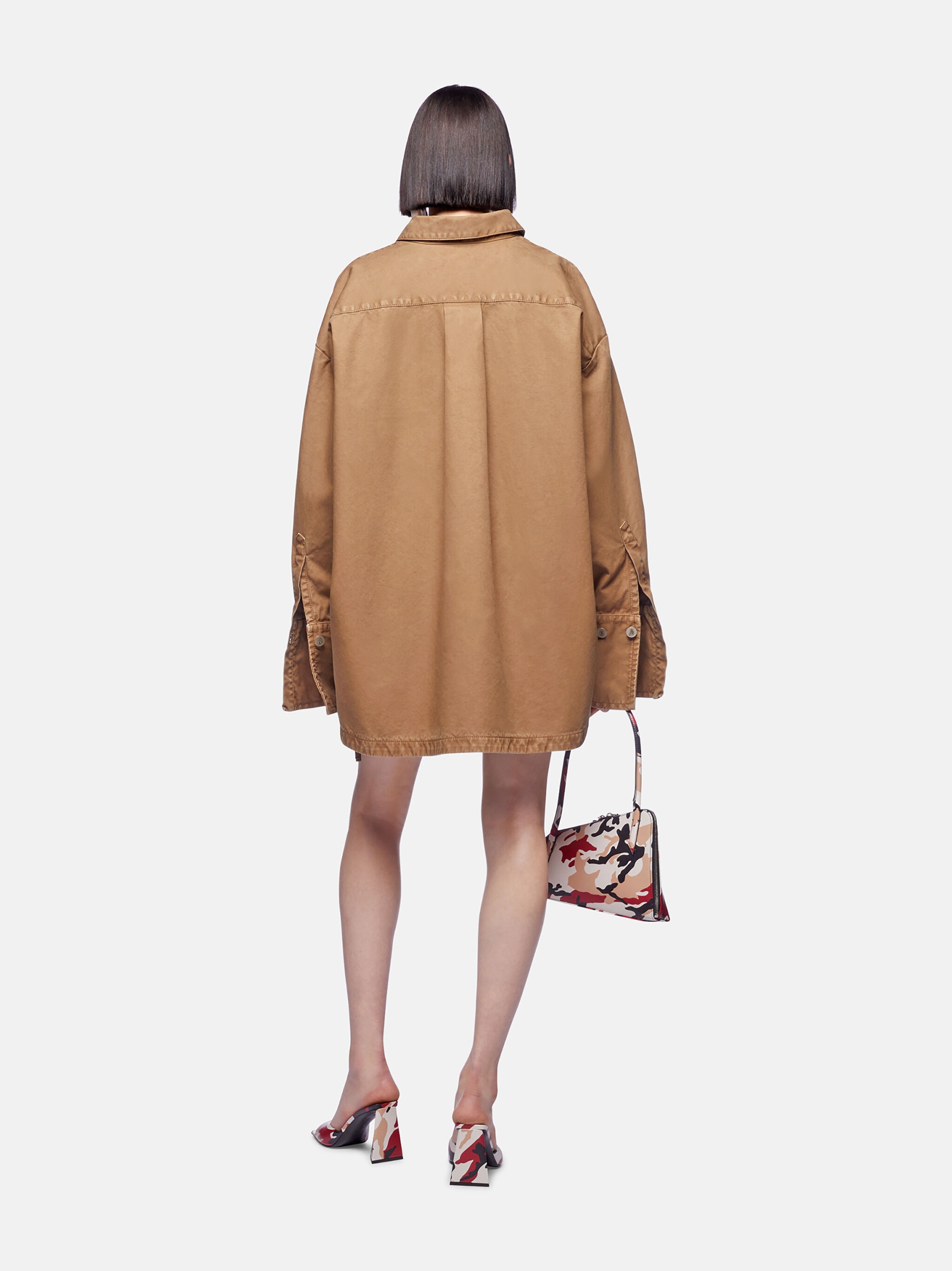 スカート THE ATTICO Woman Skirt Brown 247WCS136C093 702 The Attico Outlet: Skirt woman - Brown | The Attico skirt