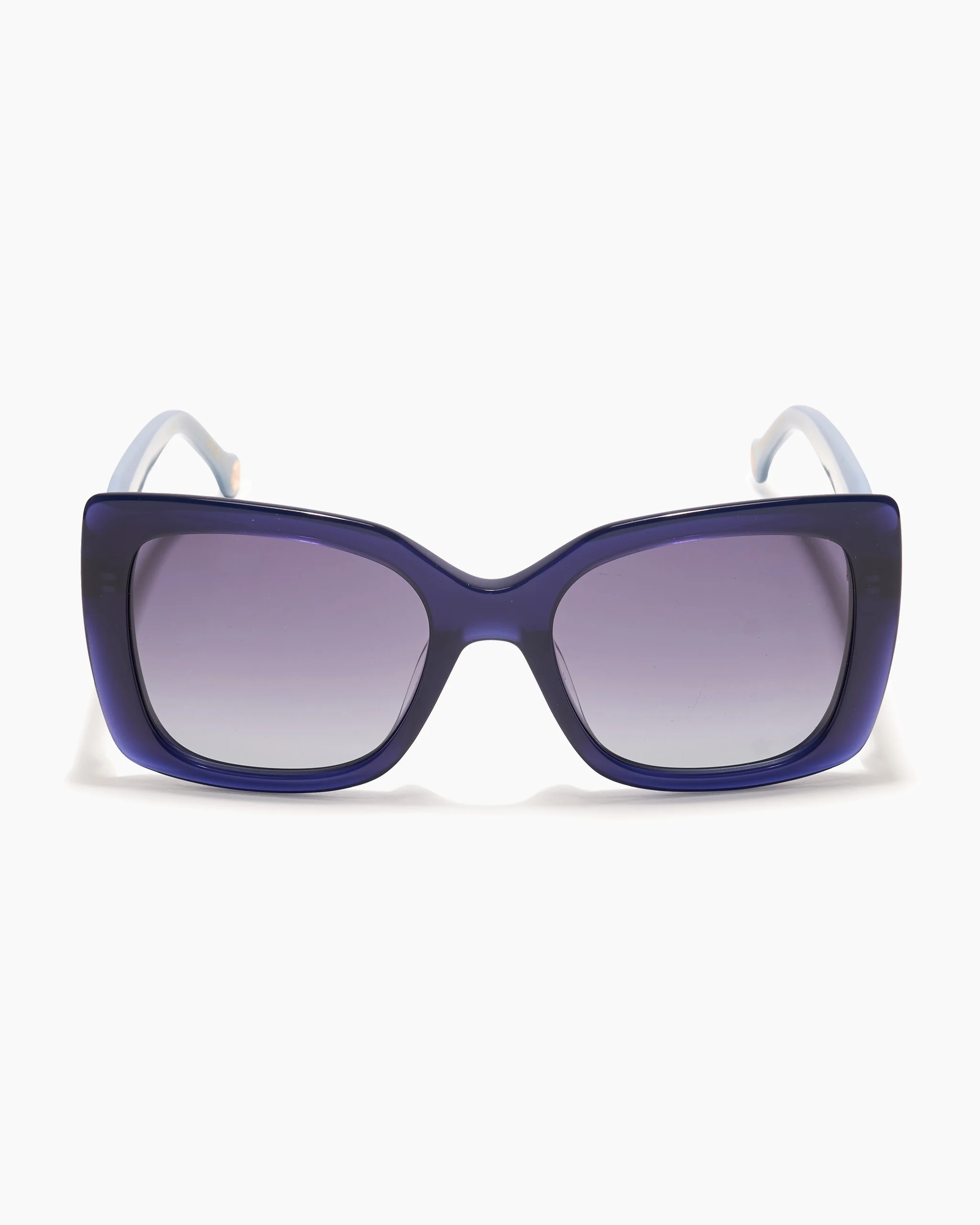 Oversized Sunglasses With Contrast Temples - 1