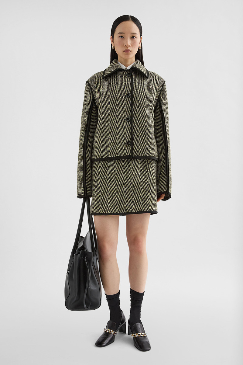 Jil Sander Wool Tweed Mini Skirt outlook